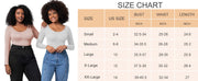 Thong Shapewear Bodysuit Long Sleeve Seamless Waist Shaper