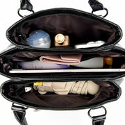 VANDERWAH 3-Layer Designer Shoulder Bag - Luxury Crossbody Tote | OWNLUXE