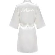 Satin Bridal Robe – Bridesmaid & Wedding Party Bathrobe | OWNLUXE