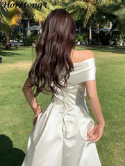 Midi Bow A-Line Dress | OWNLUXE