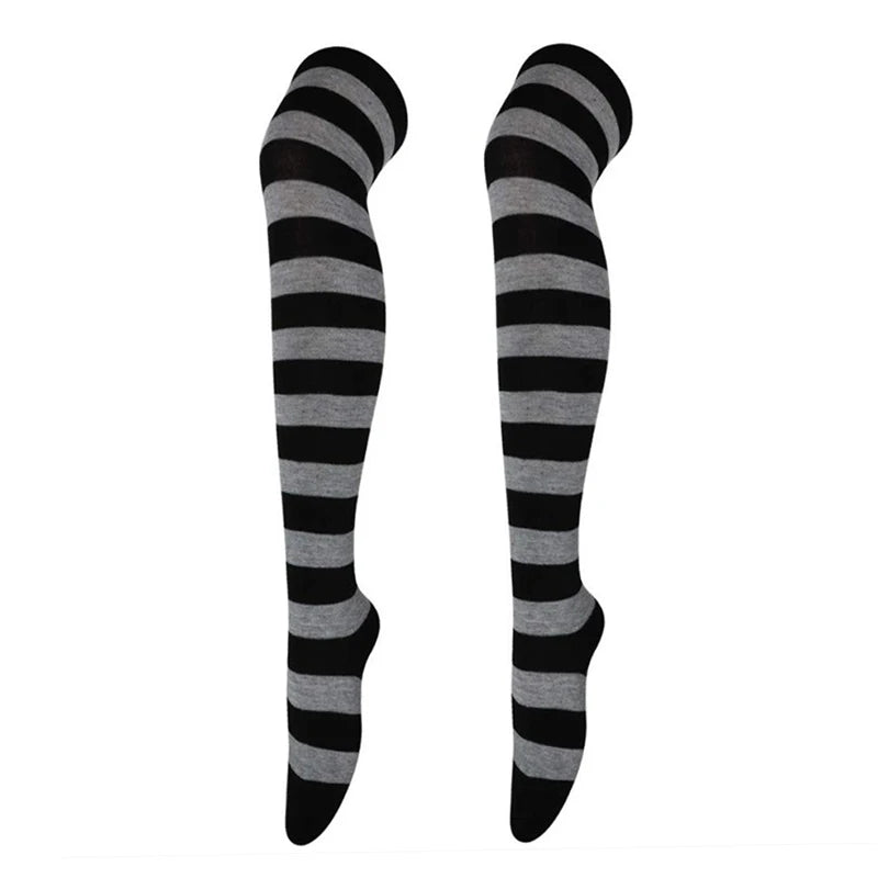 Over Striped Cotton Socks | OWNLUXE