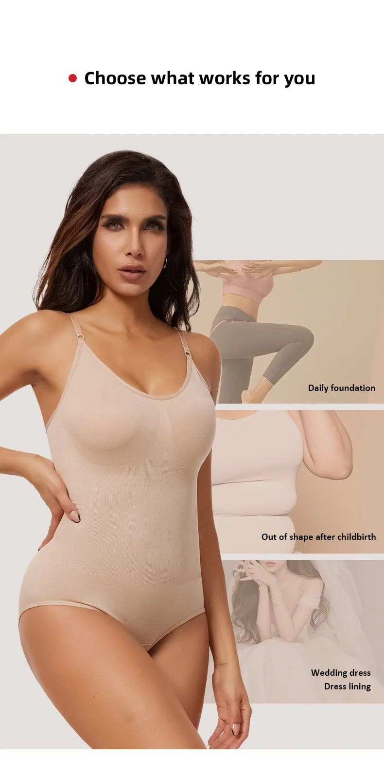 Seamless Full Body Shaper – Butt Lifter Bodysuit