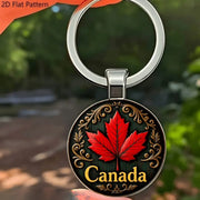 Canadian Maple Leaf Keychain | OWNLUXE