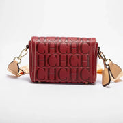 Classic Letter Square Crossbody Bag - Light Luxury PU Shoulder Bag | OWNLUXE