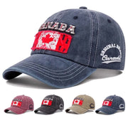 Canadian Flag Embroidered Baseball Cap — Adjustable Retro Unisex Hat | OWNLUXE