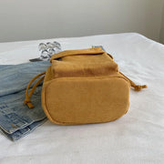 Corduroy Drawstring Bucket Bag | OWNLUXE