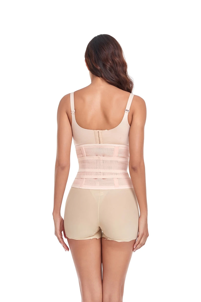 Medium Control Pink Waist Cincher – Wire-Free Shaping