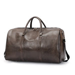 Load image into Gallery viewer, PU Leather Travel Duffle Bag | Sac de Voyage en Cuir PU
