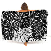 Hibiscus-Print Polynesian Sarong | OWNLUXE