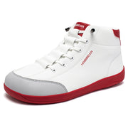 Mid-Top Barefoot Ankle Boots – Wide Toe Minimalist Sneakers