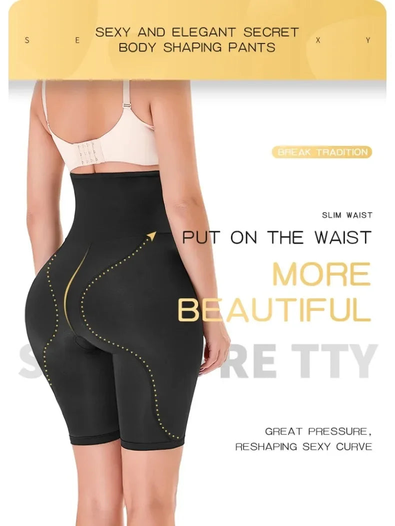 BBL Butt Lifter Shapewear Shorts - Foam Padded Hip Enhancer