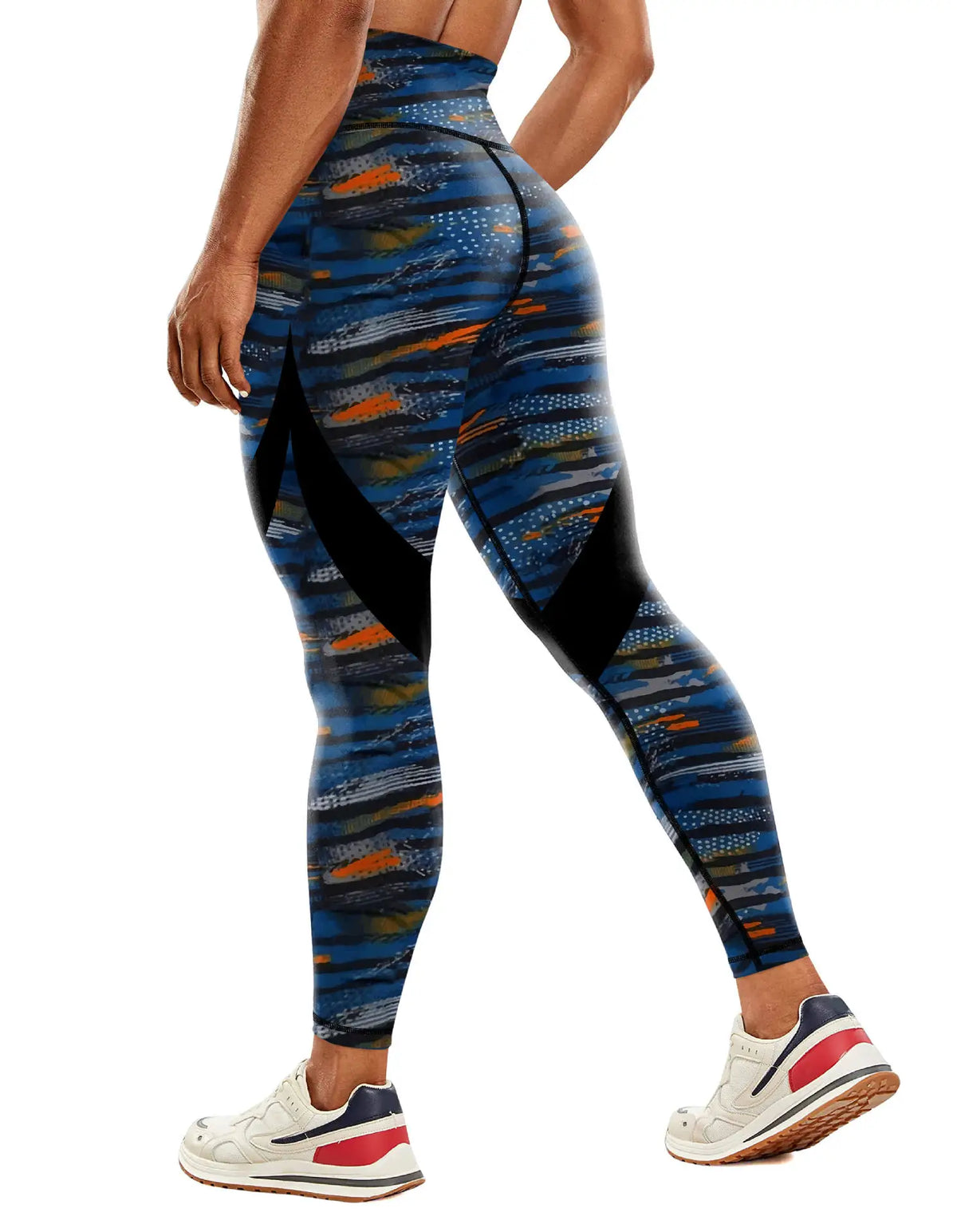 Seamless High-waisted Nude Felling Printed Pants Women's | OWNLUXE