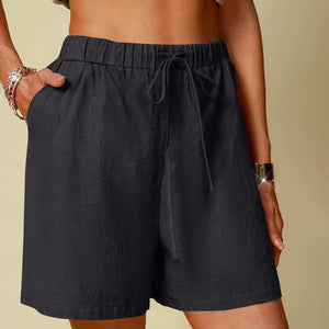 Women's Stretch Twill Summer Shorts – Casual, Breathable, and Stylish