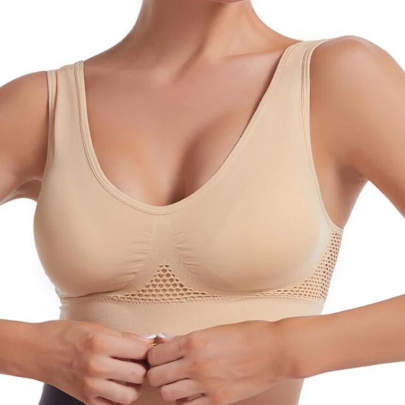 Breathable Wire-Free Sports Bra | OWNLUXE
