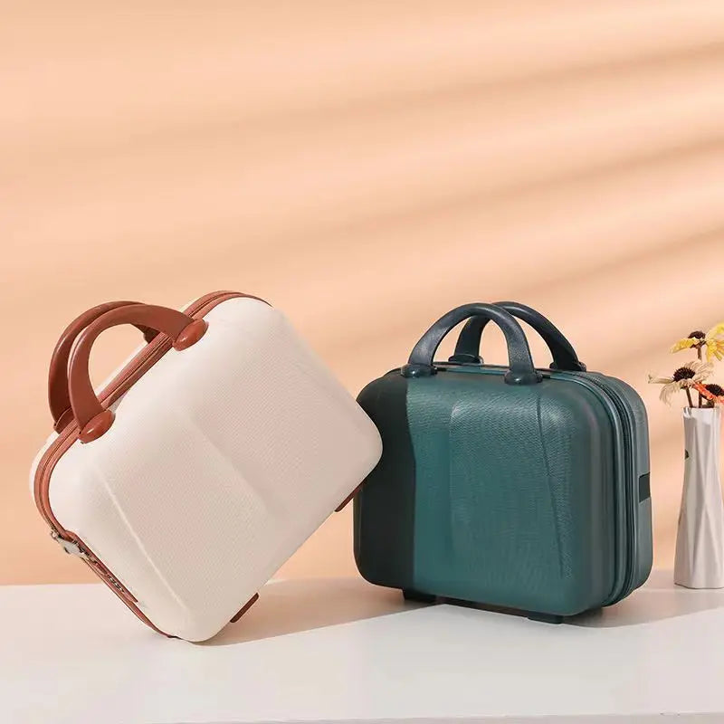 Mini Travel Suitcase – Portable Makeup & Organizer Case
