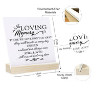 Heartfelt Ceramic Plaque Gift for Mom with Stand