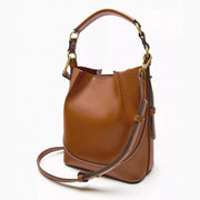 PU Leather Drawstring Bucket Bag | OWNLUXE
