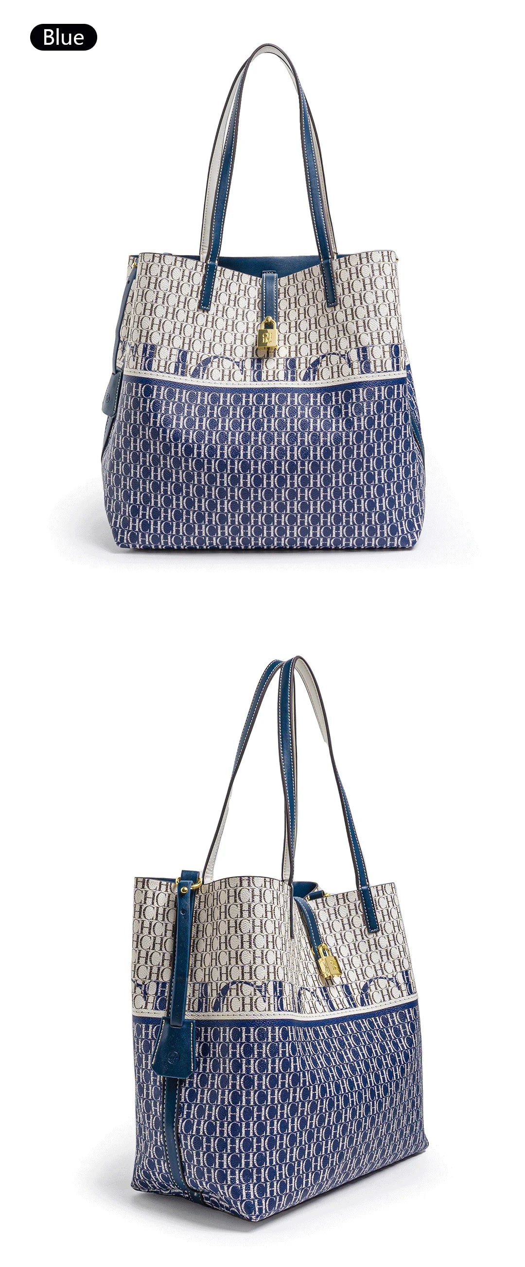 CH Women's Printed Handbag - Large Capacity Commuter Bag