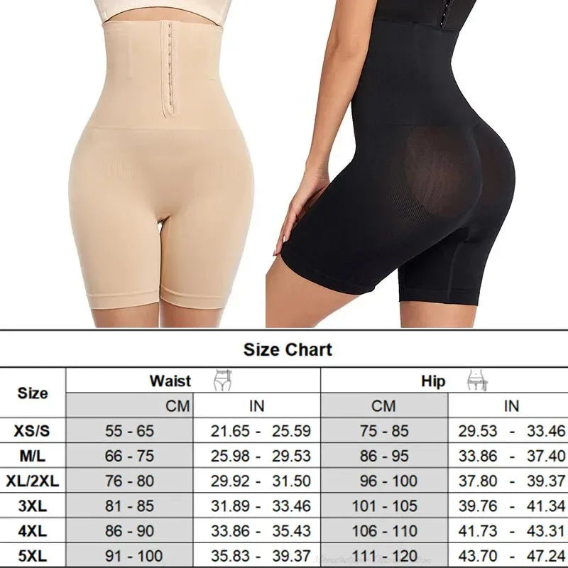 High Waist Butt Lifter Shapewear Shorts – Firm Tummy Control