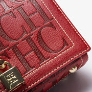 Classic Letter Square Crossbody Bag - Light Luxury PU Shoulder Bag | OWNLUXE