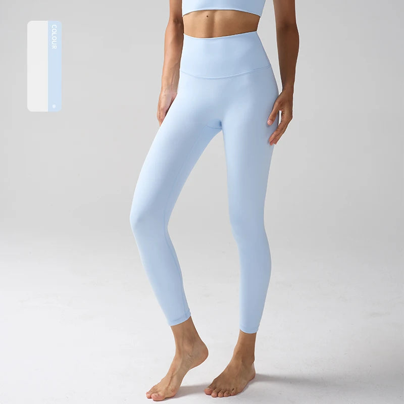 High-Waist Running Yoga Naked-Feel Leggings | OWNLUXE