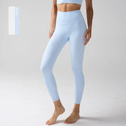 Women's High Waist Leggings (Fog Blue) | OWNLUXE