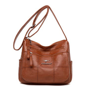 Multi-Pocket Leather Crossbody Bag | OWNLUXE