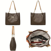 Structured Tote Bag - Spacious Everyday Carry (Brown) | OWNLUXE
