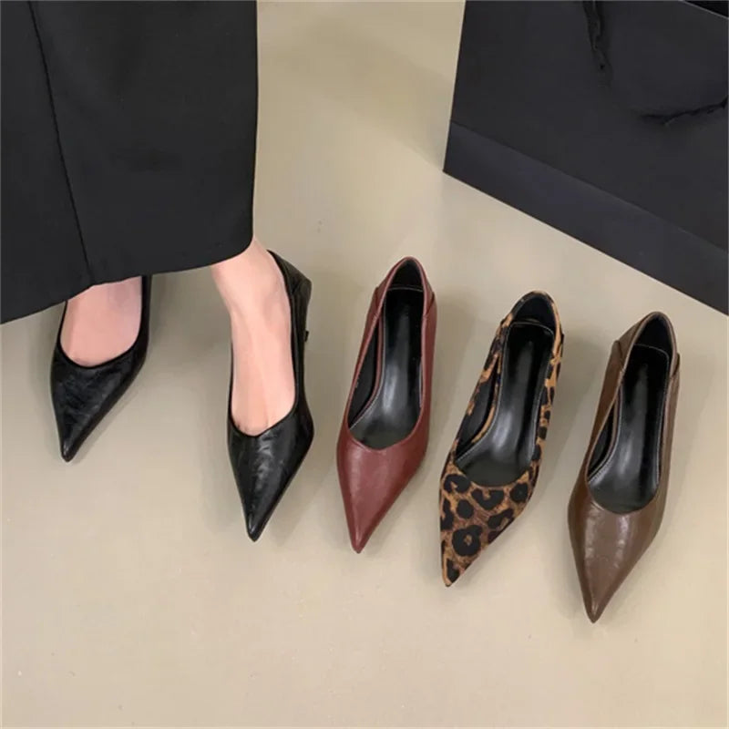 Women's Pointed Toe Pumps (Leopard Print) – Shop at OWNLUXE