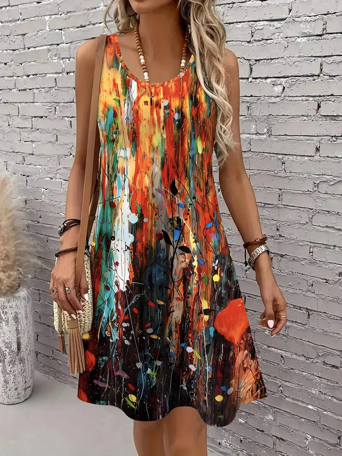 Women's Round Neck Breathable Dress – Shop at OWNLUXE