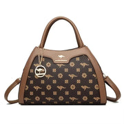 Animal Print Large Capacity Tote Bag - Soft Leather Crossbody | OWNLUXE