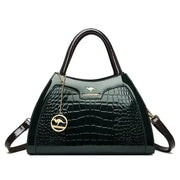Animal Print Large Capacity Tote Bag - Soft Leather Crossbody | OWNLUXE