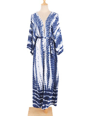 Tie-Dye Printed Boho Swim Cover-Up | OWNLUXE
