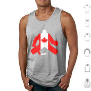 Canadian Flag Goalie Tank Top – Sports Basketball Football Soccer Tee | OWNLUXE