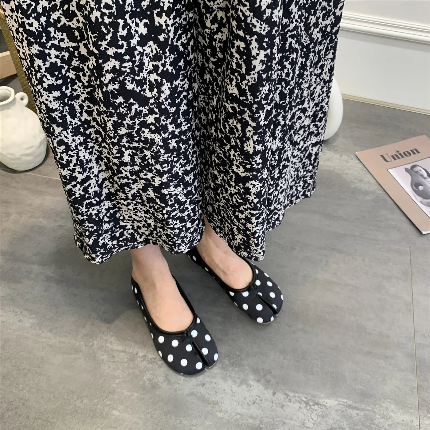 Women's Retro Flats (Polka Dot) – Shop at OWNLUXE