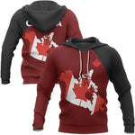 Load image into Gallery viewer, Custom 3D Canada Flag Hoodie - Personalized Photo Print Sweatshirt
