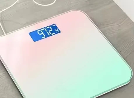 📏 Smart Glass Weight Scale – LCD Display & Precision Tracking | Balance électronique en verre – Écran LCD et suivi précis