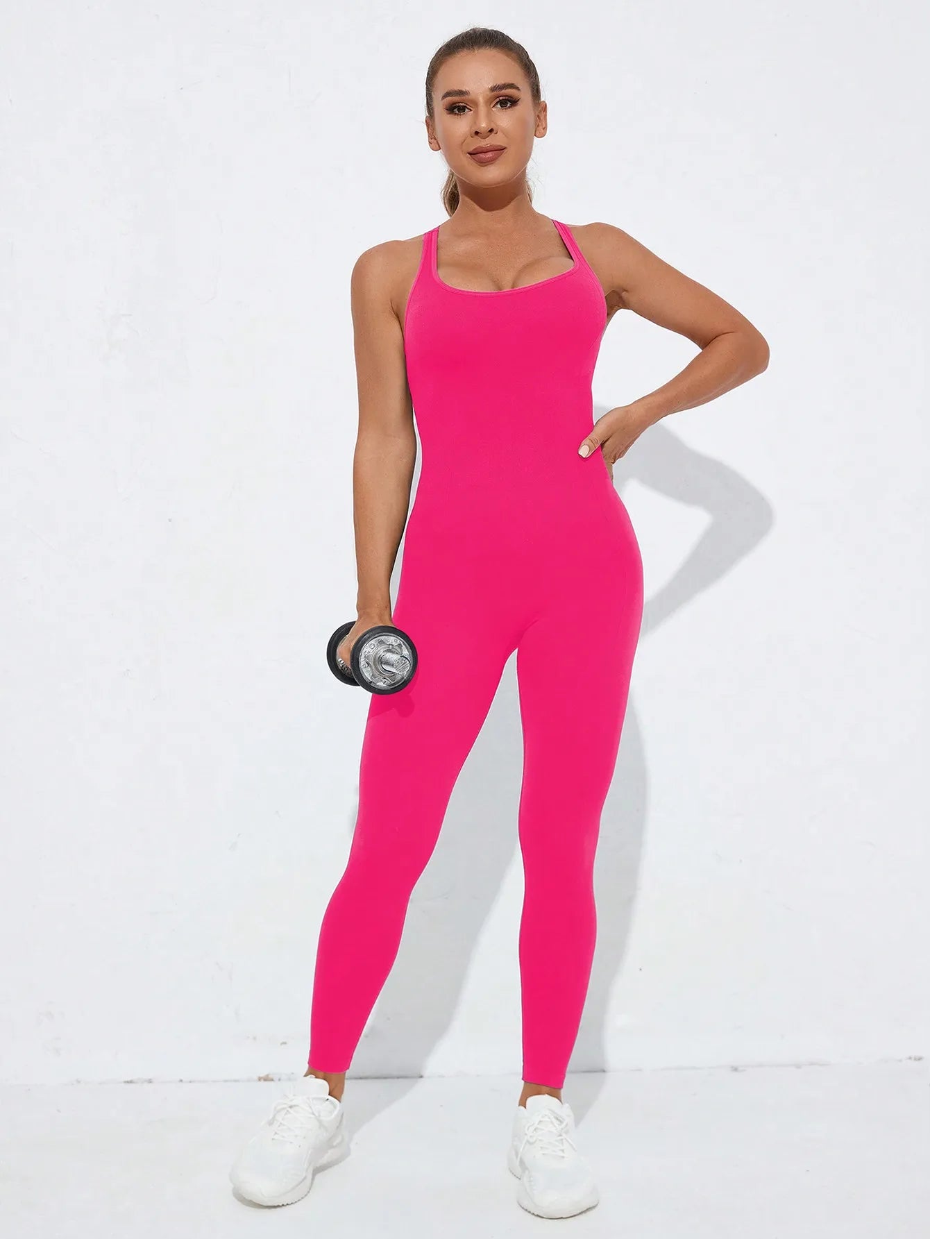 Women’s Seamless Tummy Control Bodysuit with Crisscross Back