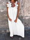 V-Neck Lace Short-Sleeve Dress | OWNLUXE