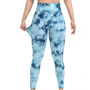 Tie-Dye Seamless High-Waist Yoga Leggings | OWNLUXE