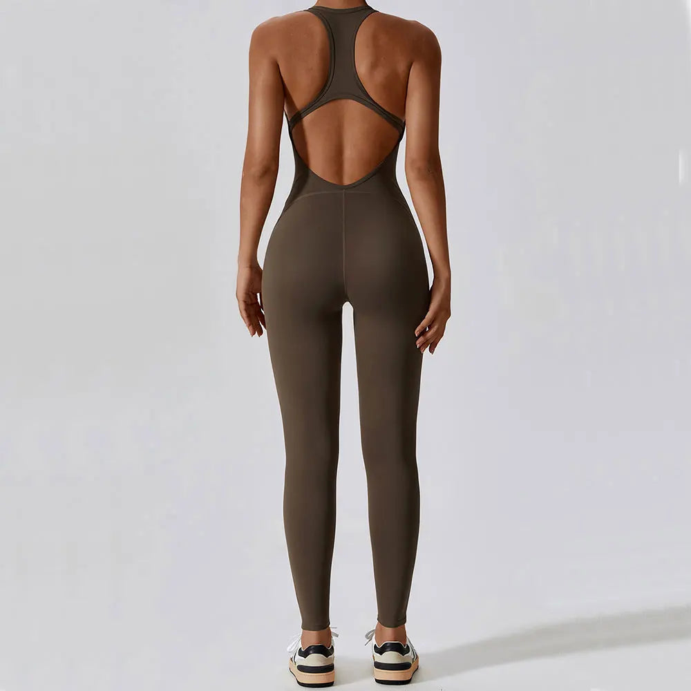 Yoga Jumpsuit Fitness Sports Overalls Gym Clothing Set | OWNLUXE