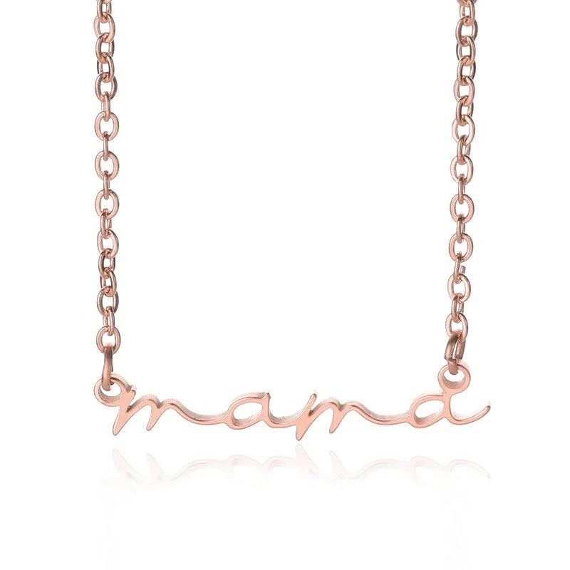 Mama Letter Necklace – Meaningful Everyday Gift (Style 1) | OWNLUXE