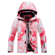 Women’s Thick Warm Ski Suit Set – Waterproof Winter Gear