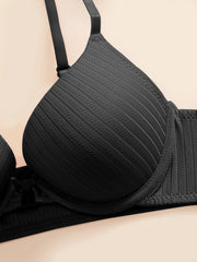 Push-Up Ribbed Bra | OWNLUXE