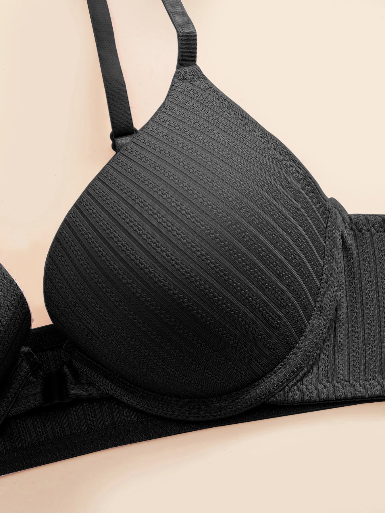 Women's Push Up Ribbed Bra | OWNLUXE