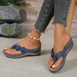 Load image into Gallery viewer, Floral Beach Flip-Flops for Women - Comfy Slip-On Summer Slides, Versatile Casual Outdoor Footwear
