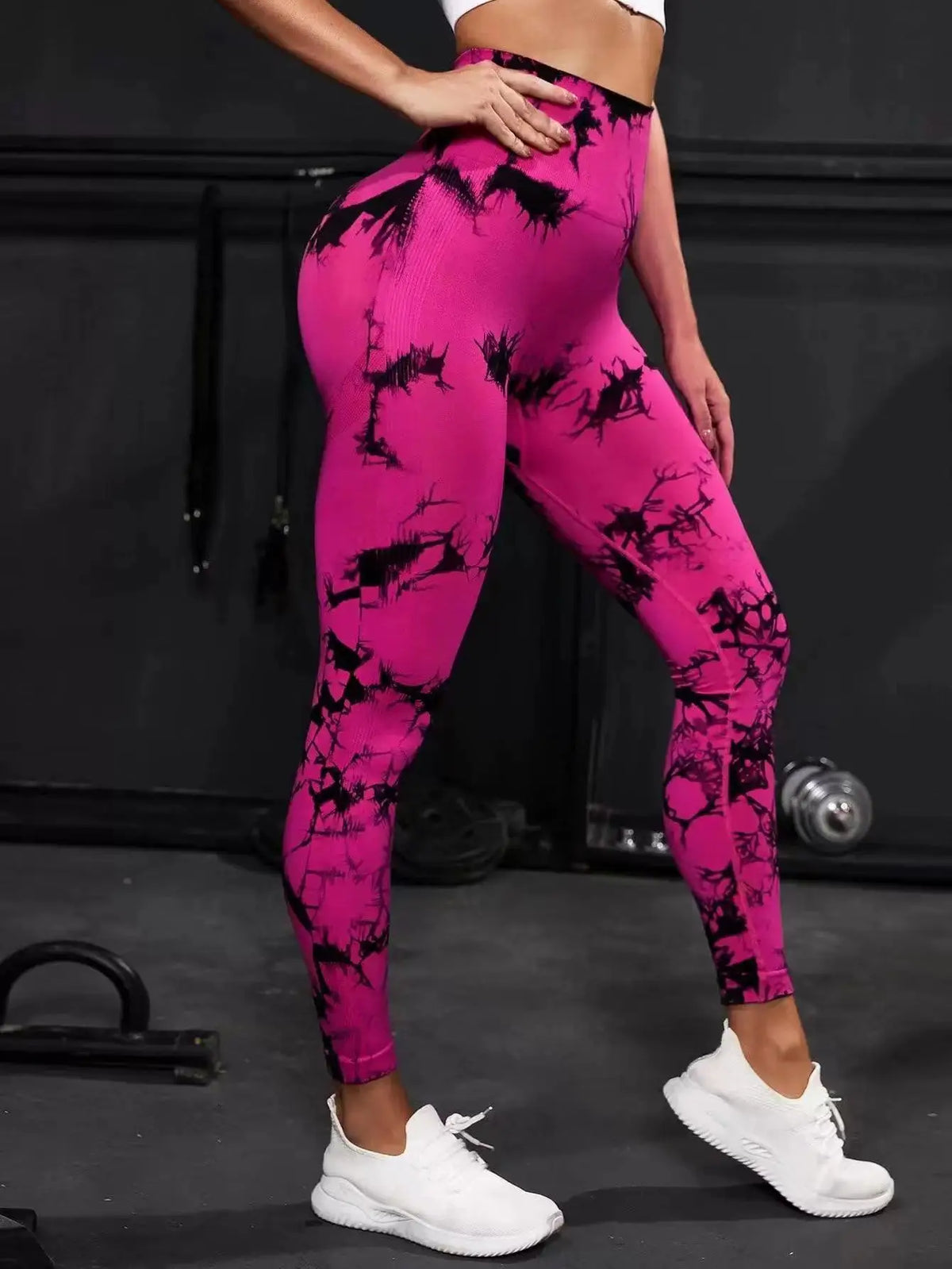 Hip Lifting Seamless Fitness Gym Leggings Tie-dye Yoga | OWNLUXE