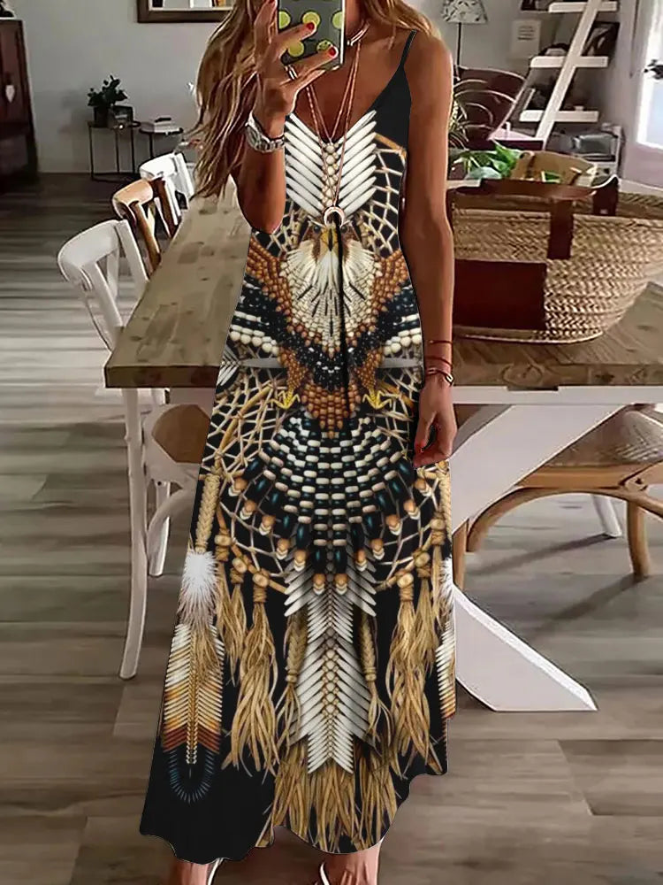 Bohemian Inspired Halter Dress – A Must-Have for Spring & Summer