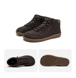 Load image into Gallery viewer, Mid-Top Barefoot Ankle Boots – Wide Toe Minimalist Sneakers
