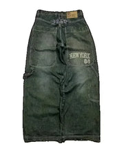 2026 American Trend Straight Jeans - Hip Hop Wide Leg Unisex